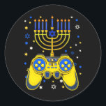 Adesivo Chanukah Judeu Menorah Gamer Encantado Jogos<br><div class="desc">Chanukah Judeu Menorah Gamer Encantado Jogos</div>