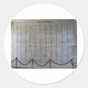 Adesivo Chapa da arizona de USS