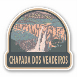 Adesivo Chapada dos Veadeiros Parque Nacional do Brasil Vi
