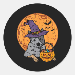 Adesivo Chapéu de Bruxa Lua Jack O Lantern Halloween