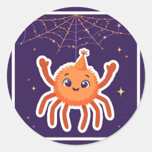 Adesivo Chapéu de Festa de Aranha Halloween