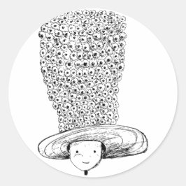 Adesivo Chapéu de Flor
