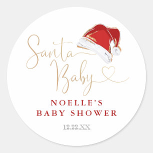 Adesivo Chapéu de Natal Vermelho do Papai Noel Bebê Chuvad