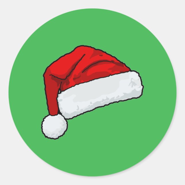 Adesivo Chapéu de Papai Noel (Frente)