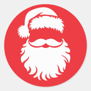 Adesivo Chapéu de Rosto do Papai Noel Natal 