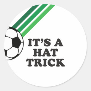 Adesivo Chapéu de Truque de Futebol Listras Verdes Anivers