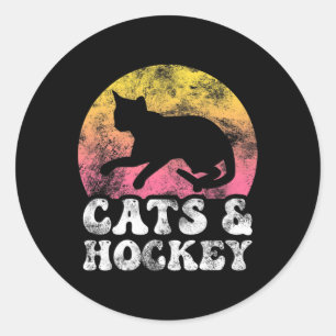 Adesivo Chapéus Divertidos e Hockey Vintage Retro Hob