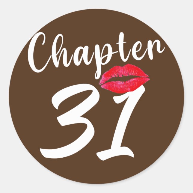 Adesivo Chapter 31 lip happy birthday  (Frente)