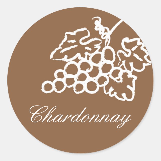 Adesivo Chardonnay (Frente)