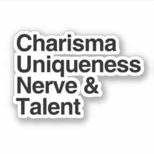 Adesivo Charisma Uniquity Nerve Talent