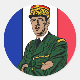 Adesivo Charles de Gaulle