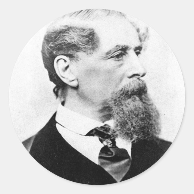 Adesivo Charles Dickens Foto (Frente)