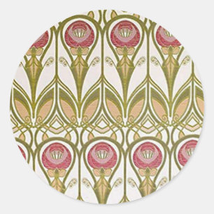Adesivo Charles Rennie Mackintosh flores design
