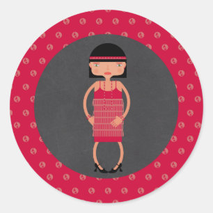 Adesivo Charleston Chic Festa de aniversário