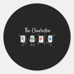 Adesivo Charleston Mahjong, Funny Mahjong Dance
