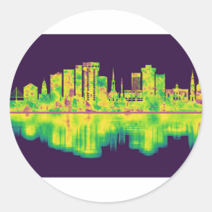 Adesivo Charleston South Carolina Skyline