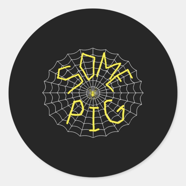 Adesivo Charlotte É Uma Aranha-Porco (Frente)