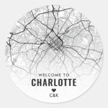 Charlotte, NC City Map | Boas-vindas