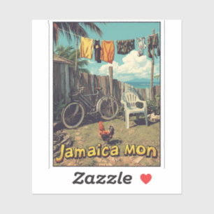 Adesivo charme tropical da Jamaica