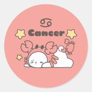 Adesivo Charme Zodiac cancer - Coelhinho Capturado Com Car