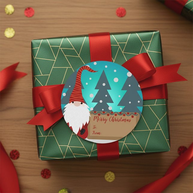 Adesivo Charming Gnomo Snowy Winter Wonderland Natal (Criador carregado)