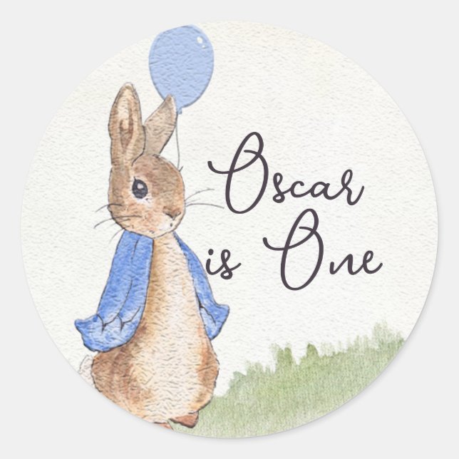 Adesivo Charmoso personalizado Peter Rabbit Stickers (Frente)