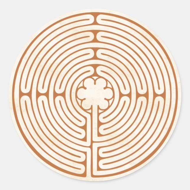 Adesivo Chartres Labyrinth (Frente)