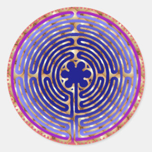 Adesivo Chartres Labyrinth Pearl Paths Sticker