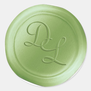 Adesivo Chartreuse 2 - Letra Monogramx Seal