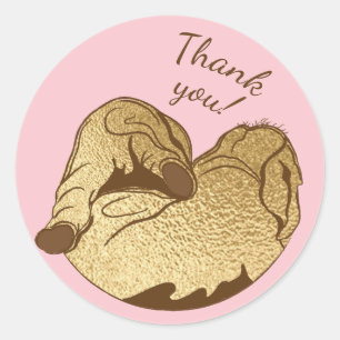 Adesivo chás de fraldas Pentes Bebê e Mamãe Elefante Ro