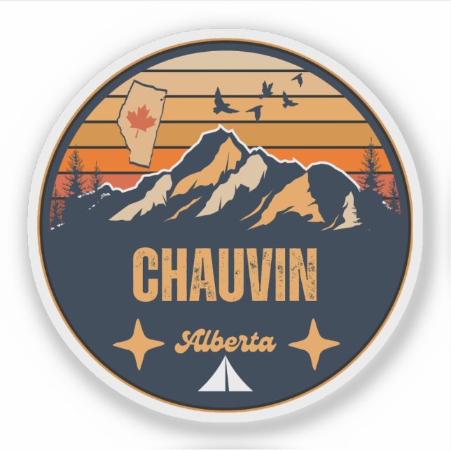 Adesivo Chauvin, Alberta (Frente)