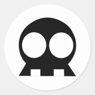 Adesivo Chave PRETA StickEms do crânio