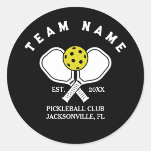 Adesivo Chaveiro da Equipe de Pickleball Personalizada - P