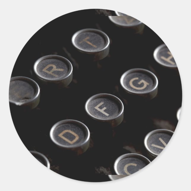 Adesivo Chaves de Máquina de Digitalização Antigas (Frente)