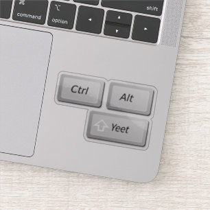 Adesivo Chaves Engraçadas de Eliminação do Laptop da Brinc