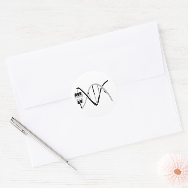 Adesivo Chaves para o DNA do Gene de Música (Envelope)