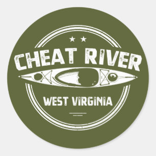 Adesivo Cheat River (Virgínia Ocidental)