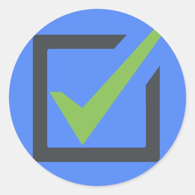 Adesivo Check Box Emoji (Frente)