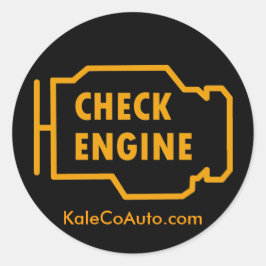 Adesivo Check Engine Sticker
