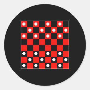 Adesivo Checkboard Checker Conselhos Jogos Pretos E Vermel