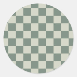 Adesivo Checkerboard verde