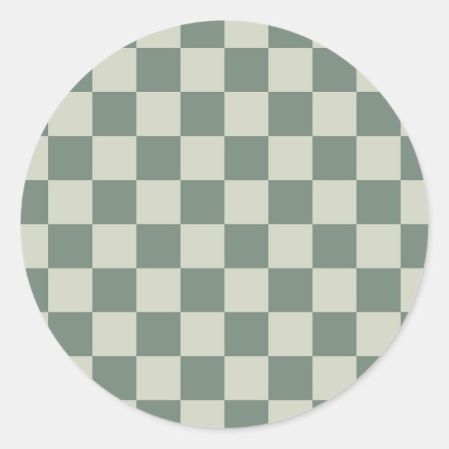 Adesivo Checkerboard verde (Frente)