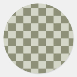 Adesivo Checkerboard verde de sábado