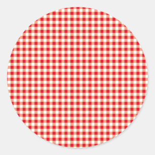 Adesivo Checkered vermelho, apenas quadrados