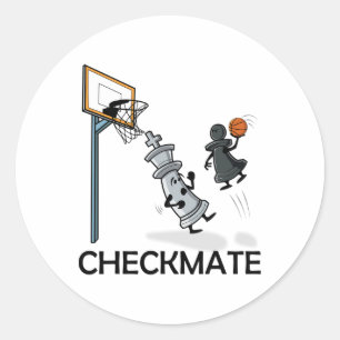 Adesivo Checkmat Do Chess Player Chessboxe E Do Sketll Lov