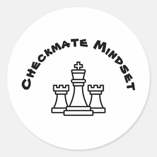 Adesivo Checkmate Mindset (Frente)