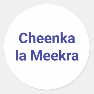 Adesivo Cheenka La Meekra Jeff Hankamer Artjunkhaus engraç