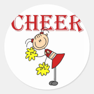 Adesivo CHEER Camisetas e Presentes para Cheerleader