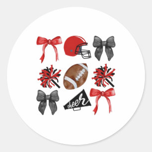 Adesivo Cheer Coquette - Arco Americano do outono Thanksgi