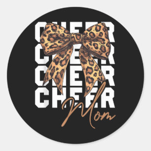Adesivo Cheerle Mãe Arco Coquette Leopard Dia de as mães C